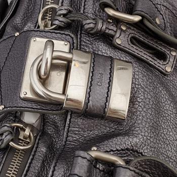 CHLOÉ, a metallic leather 'Paddington' bag.