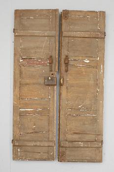 DÖRRAR, 1 par, Sverige, 1800-talets första hälft.