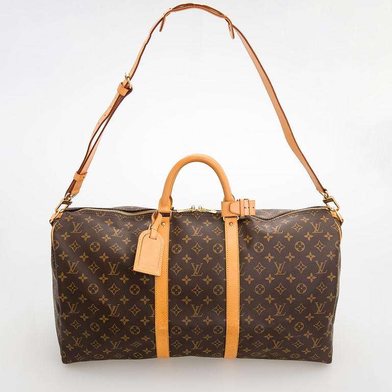 Louis Vuitton, 'Keepall 55 bandoulière', weekend bag.