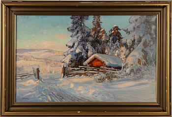 Carl Brandt, "Vinter i Bergslagen".