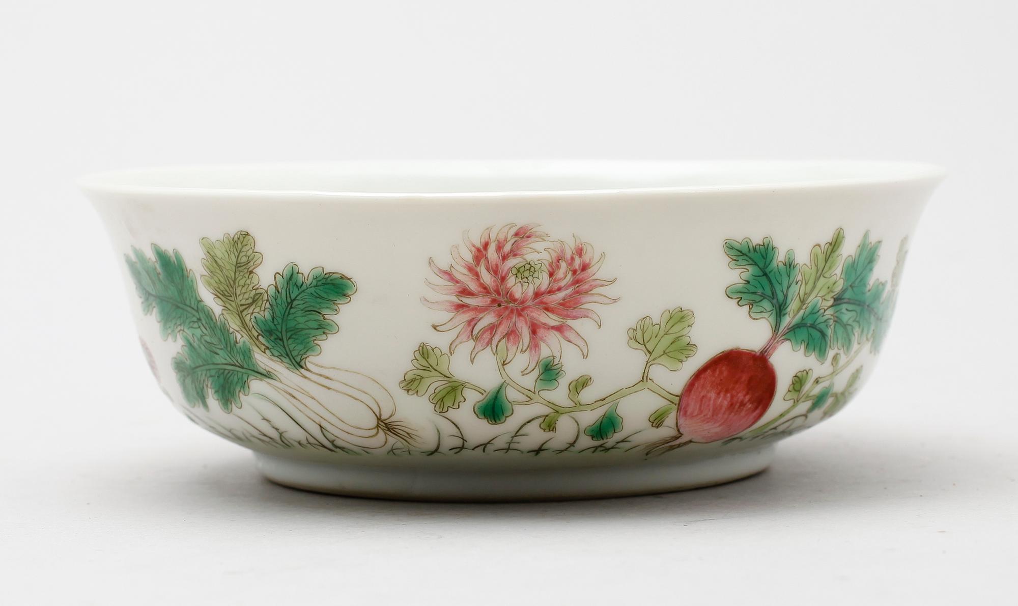 SKÅLFAT, porslin, Kina, 1800-tal.