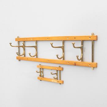 A pair of clothes hangers "Decorative" by Skogslunds Metallgjuteri, Anderstorp 1950/60s.