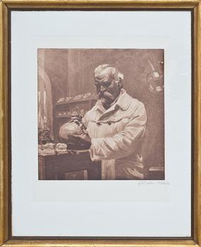 AKSELI GALLEN-KALLELA, heliogravyr, signerad.