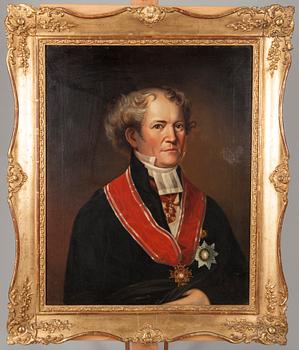 JOHAN ERIK LINDH, olja på duk, 1800-talets mitt.