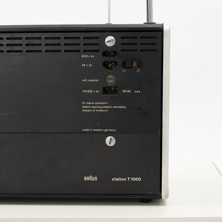 Dieter Rams, stereo receiver, model 'RCS 9-S' and speakers model 'L450/2', Braun, Germany, designed in 1961.
