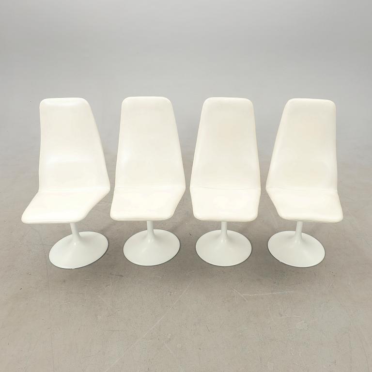 Johansson Design chairs, 4 pcs "Viggen", late 20th century.