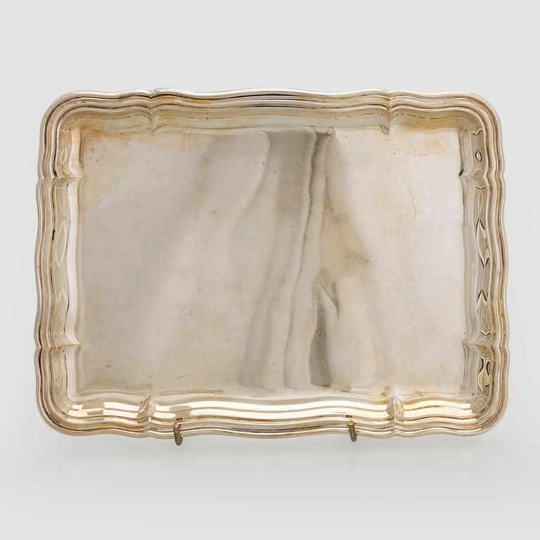 Bricka, silver, Tjeckoslovakien 1929-1941.