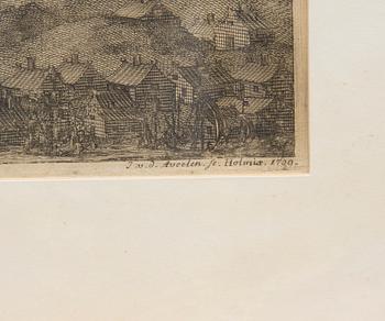 KOPPARSTICK, Wiborg, Ur "Suecia antiqua et hodierna" J. van den Aveelen fc Holmia, 1700.