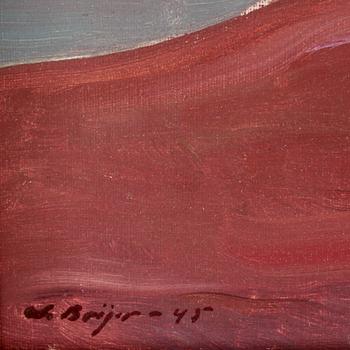WILLE BOIJER-POIJÄRVI, olja på duk, signerad och daterad 1945.