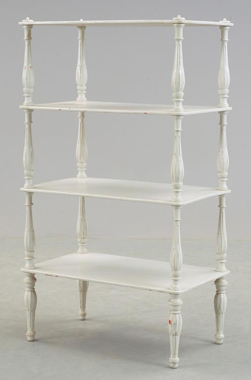 ETAGERE, gustaviansk stil, omkring 1900-talets mitt.