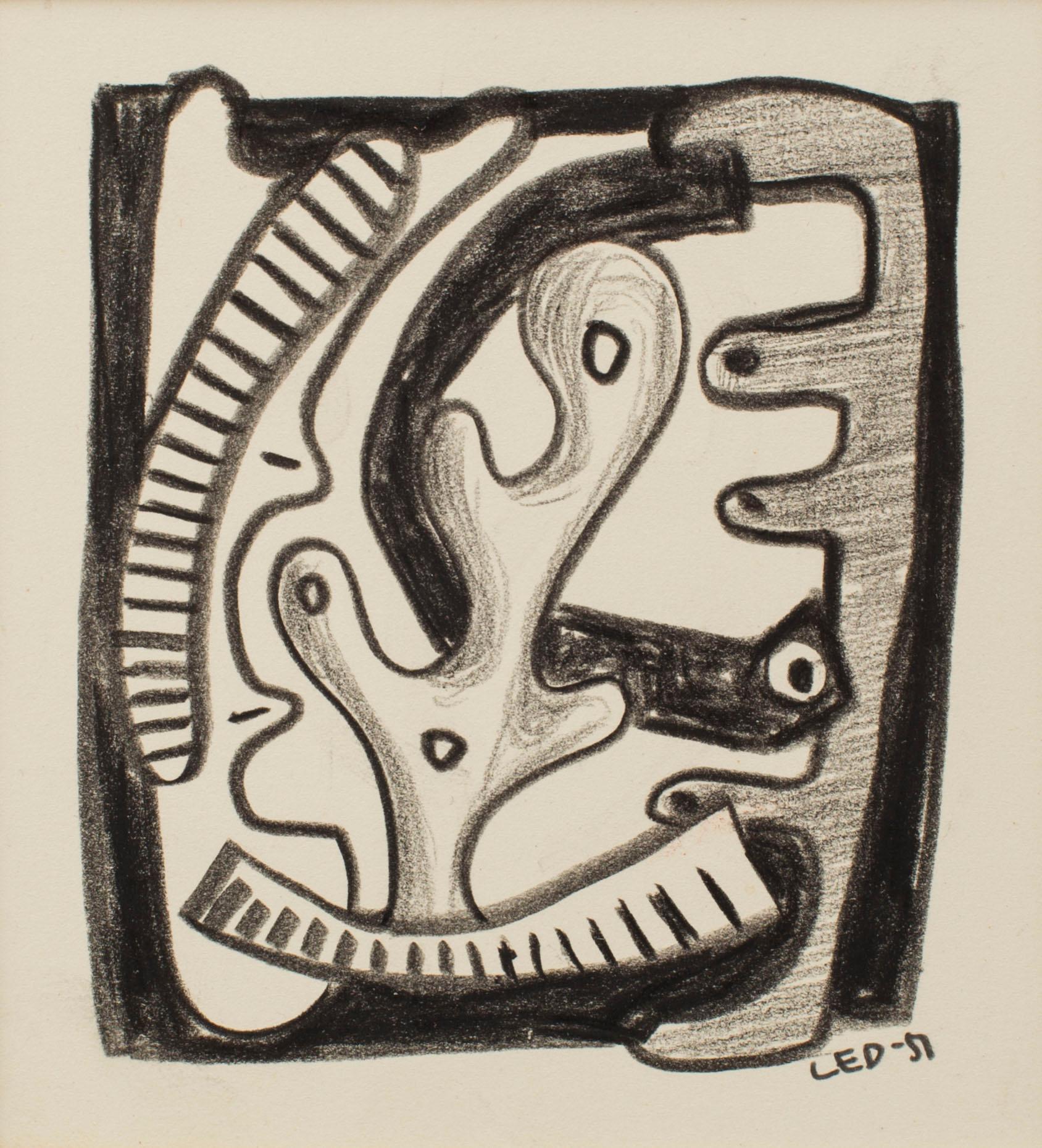 LARS ENGLUND, Pencil, 2 signed.