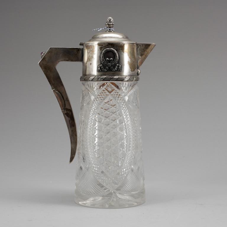KARAFF, glas och silver, Fedor Lorie, Moskva (1908-1917).