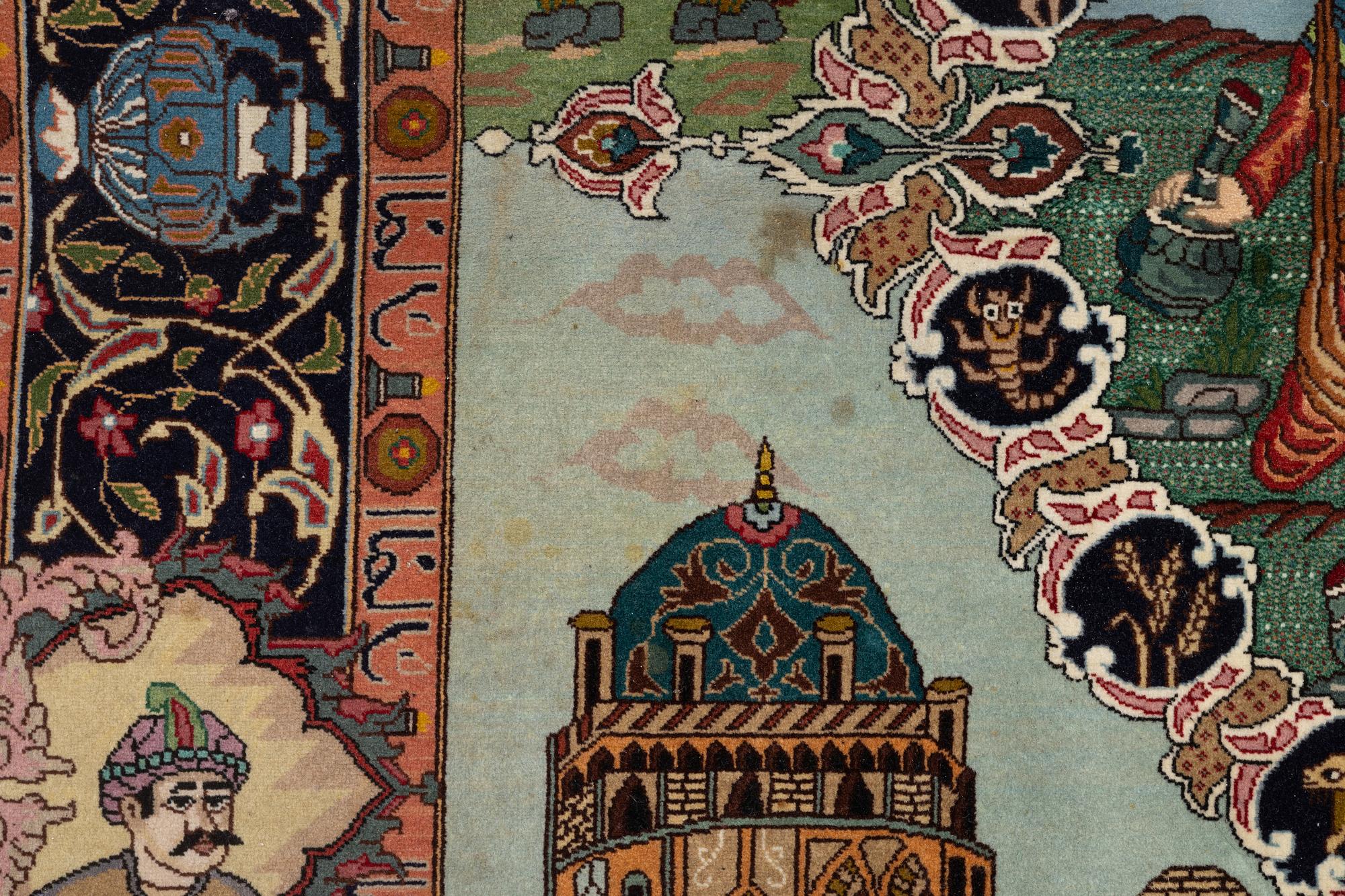 A Tabriz carpet, c. 199 x 151 cm.