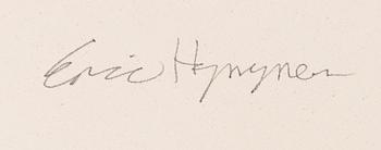 Eric Hynynen, olja på duk, signerad a tergo.