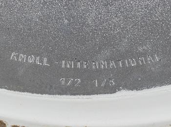 AN EERO SAARINEN "TULIP" TABLE BY KNOLL INTERNATIONAL.