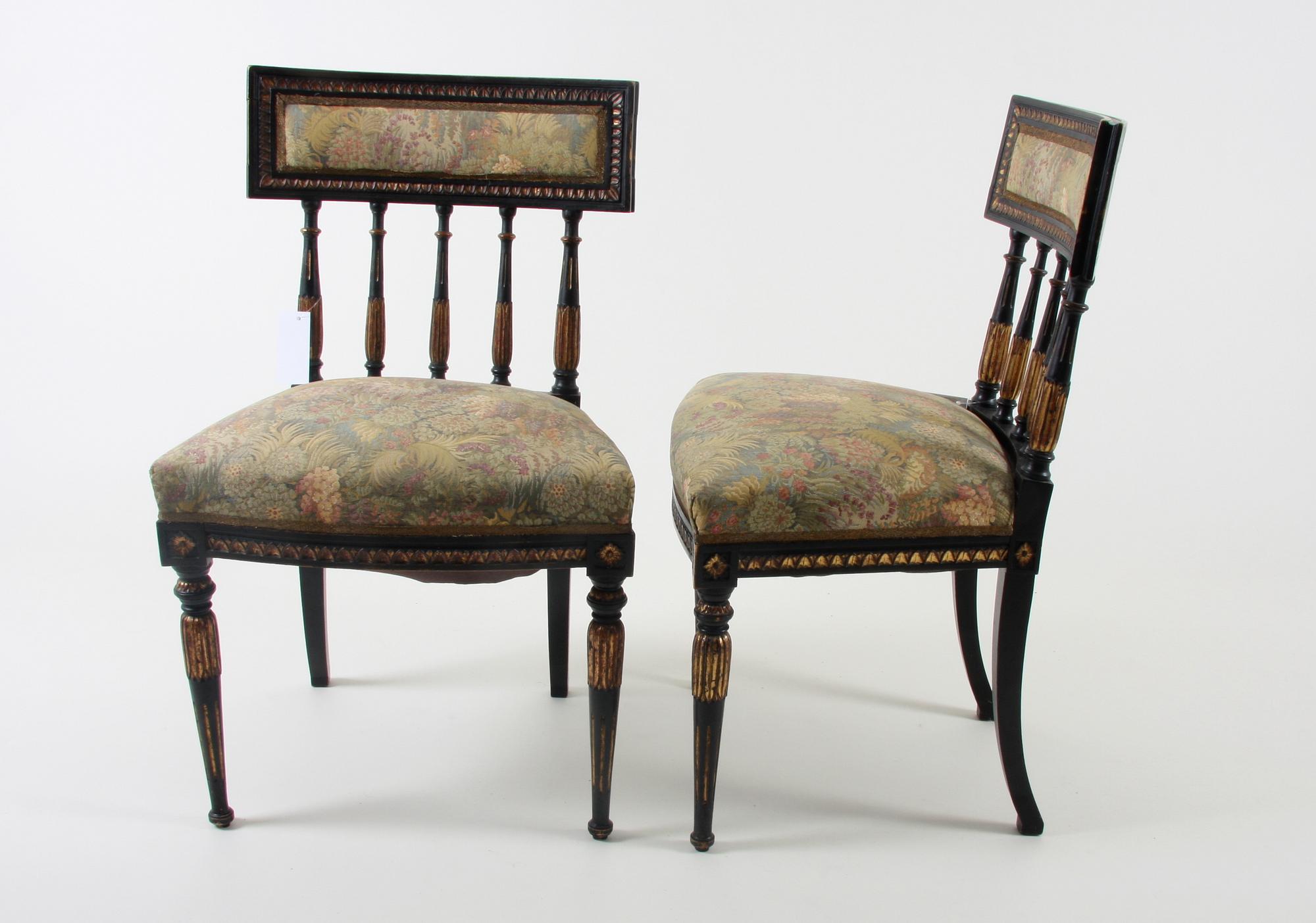 STOLAR, ett par, gustaviansk stil.