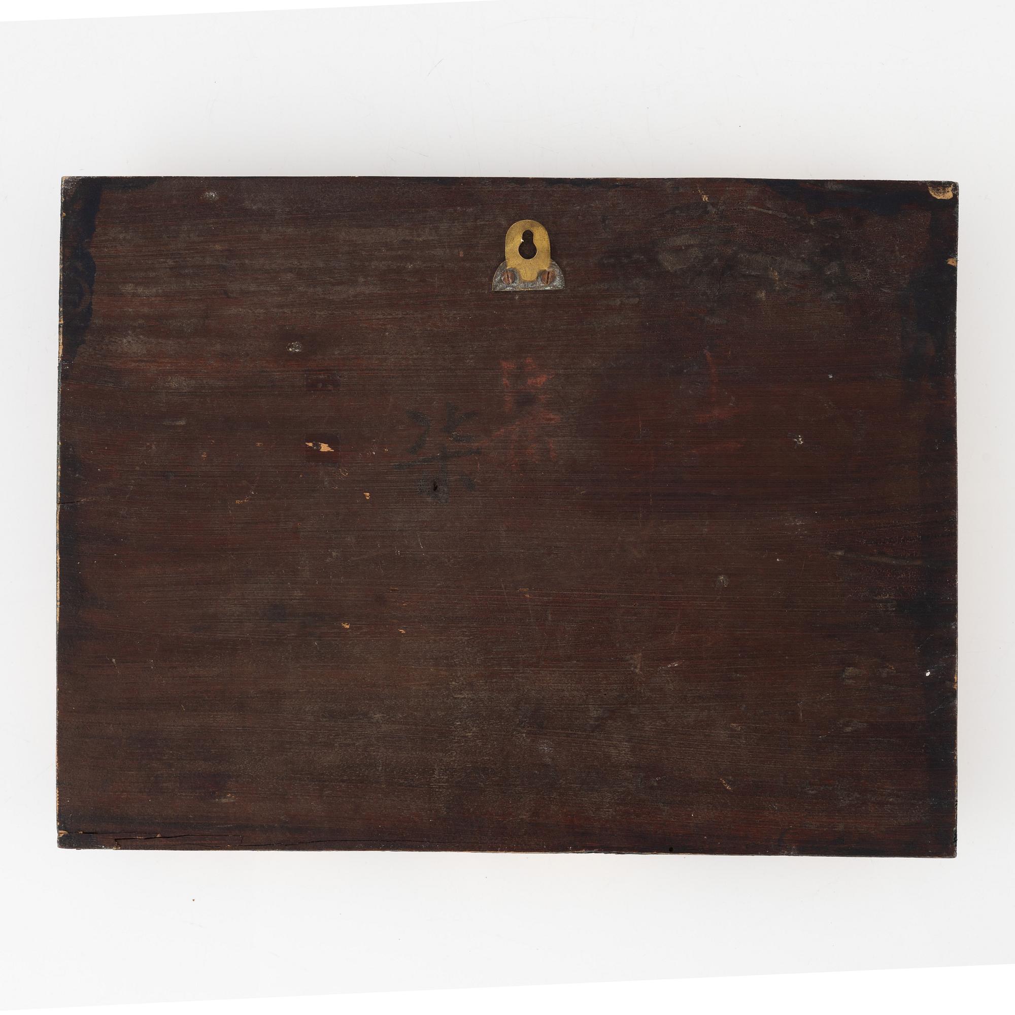 A wooden relief, China, Qing dynasty, 19th century.