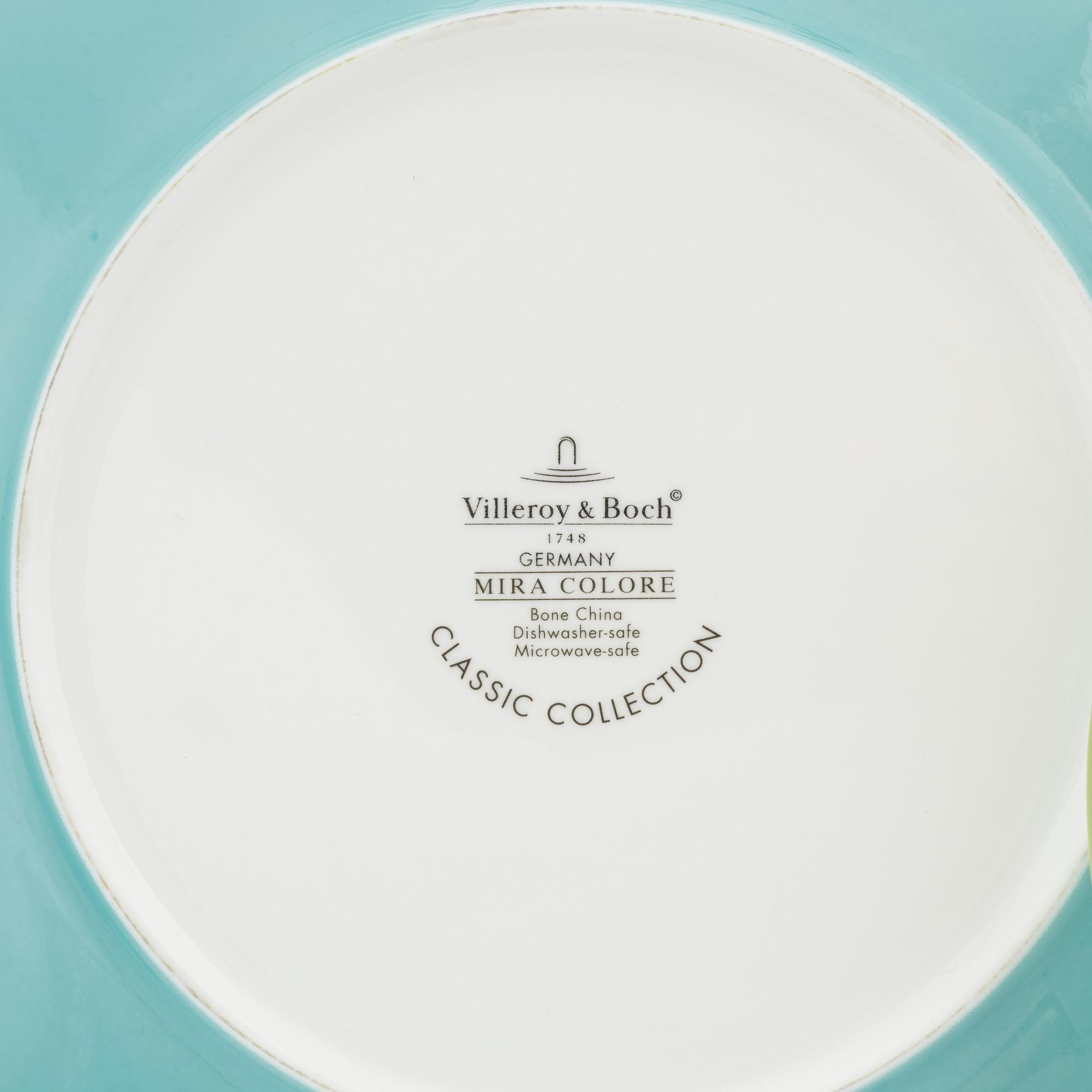 A 98 piece porcelain dinner service, 'Mira Colore', Villeroy & Boch.