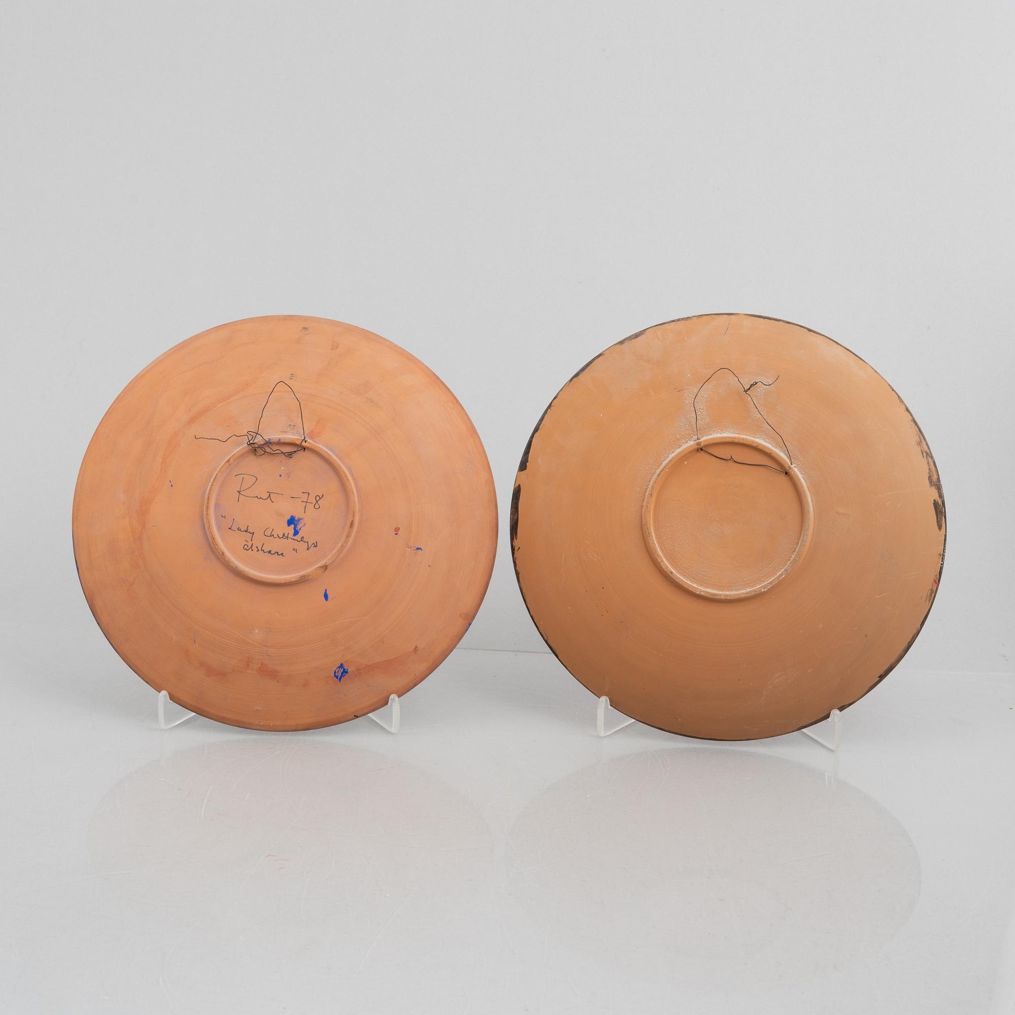 Rut Hillarp, two dishes.