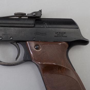 Air pistol, a .177 (4.5mm) Walther 'LP MOD.53' serial no 010950.