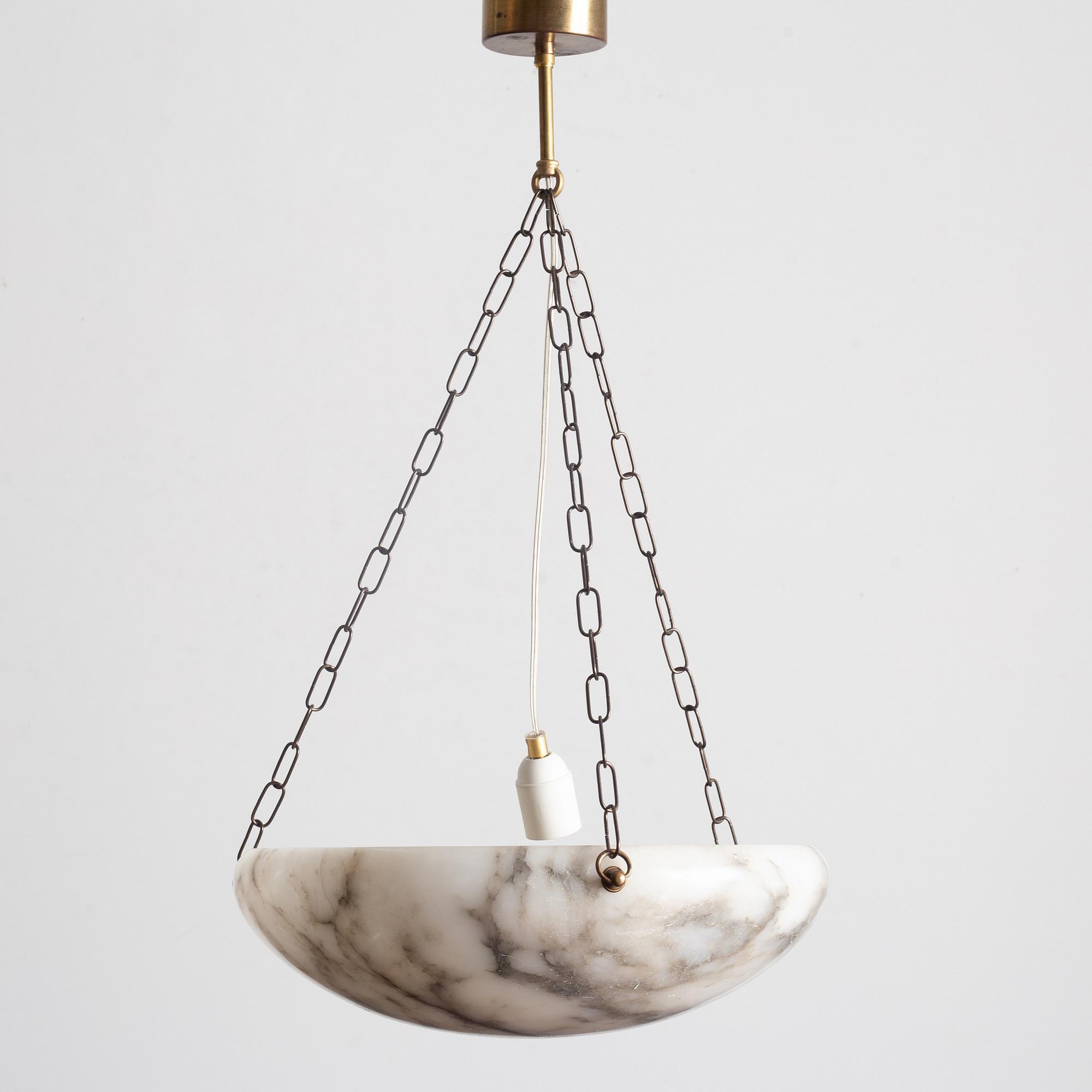 Taklampa, 1900-talets första hälft.