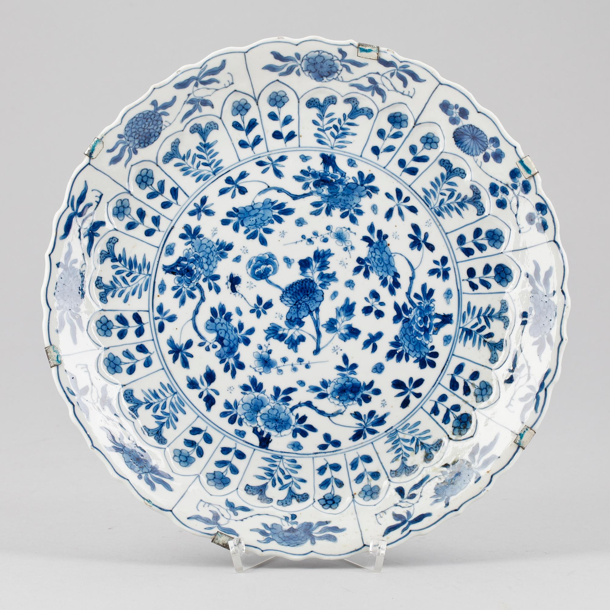 FAT, porslin, Kangxistil, troligen 1800-tal.