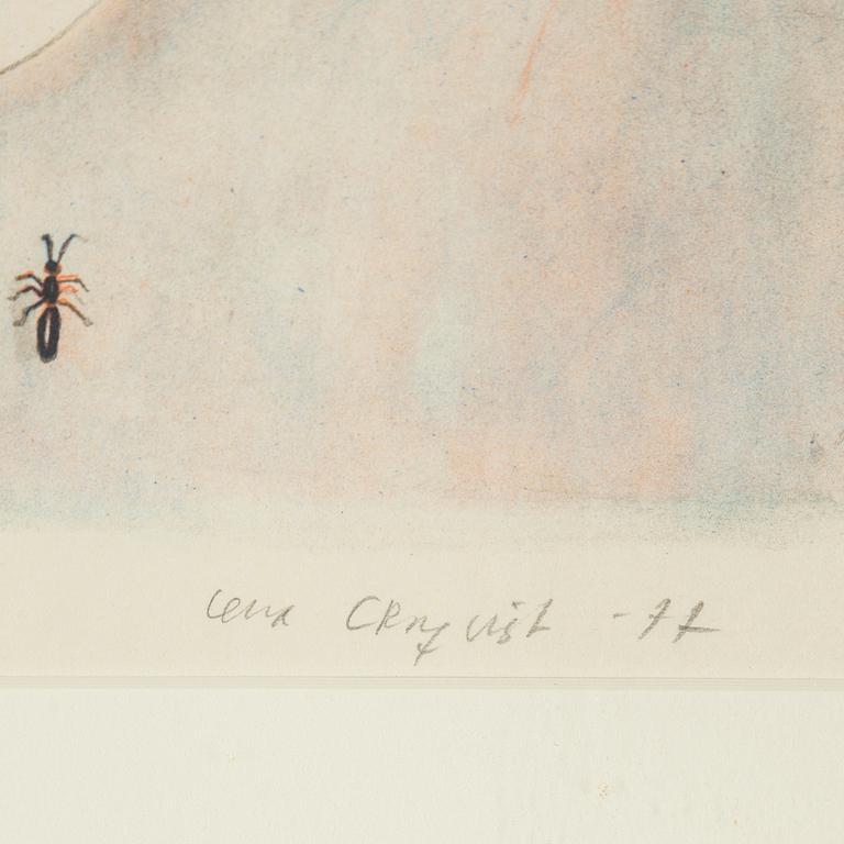 LENA CRONQVIST, lithograph in colours, 1977, signed in pencil and numbered 181/210.