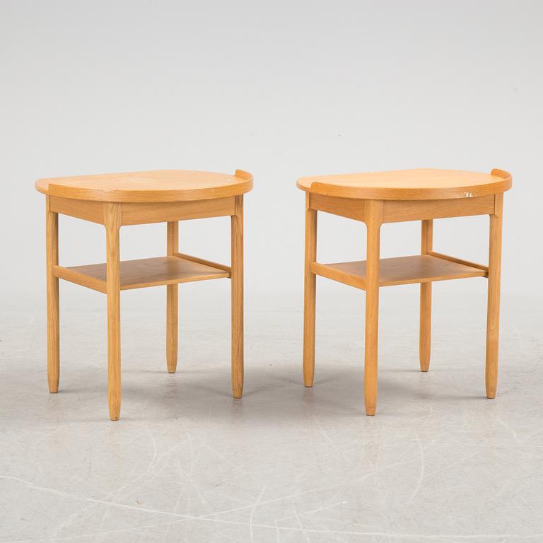 A pair of bedside tables by Sven Endström & Gunnar Myrstrand, Bodafors.