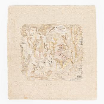 Margareta Ahlstedt-Willandt, kuvakudos, valmistaja Ateljee Margareta Ahlstedt-Willandt.