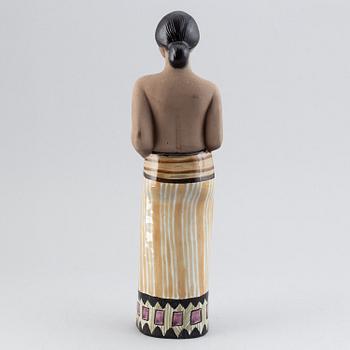 Mari Simmulson, a stoneware sculpture of a woman, Upsala Ekeby.