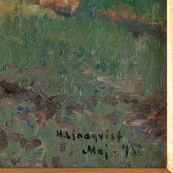 Herman Lindqvist, "Motiv från Djurgården" (Scene from Djurgården in Stockholm).