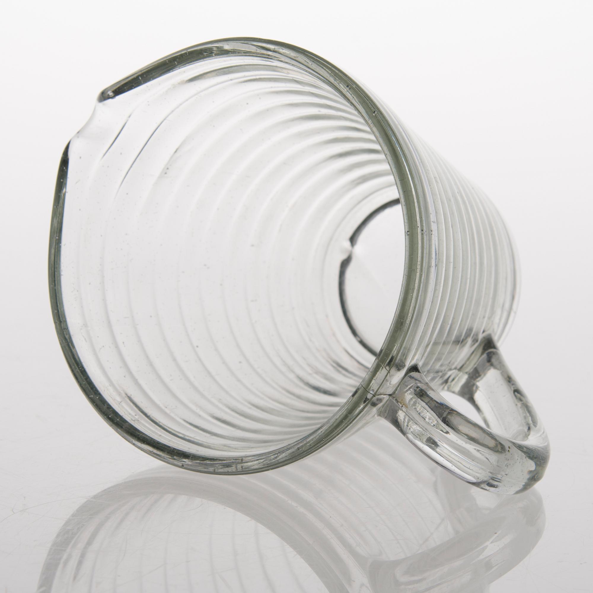 Pitcher, glasses, 8 pcs, plates 12 pcs and a bowl, 'Bölgeblick', Mid-20th Century .