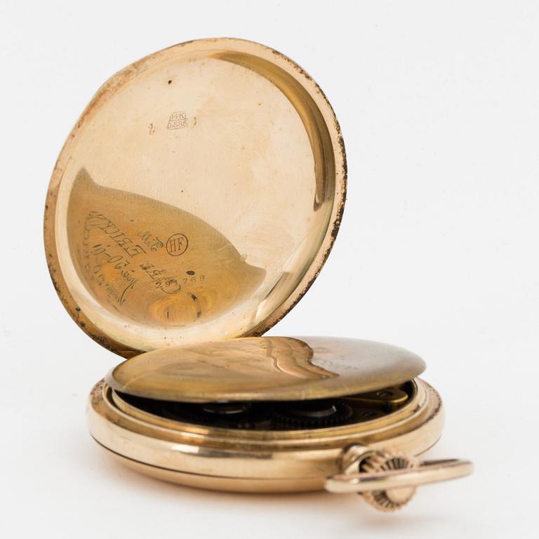 POCKET WATCH, hunter, 52.5 mm.