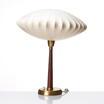 Hans Bergström, a pair of table lamps, model "701", ateljé Lyktan, Sweden, 1950s.