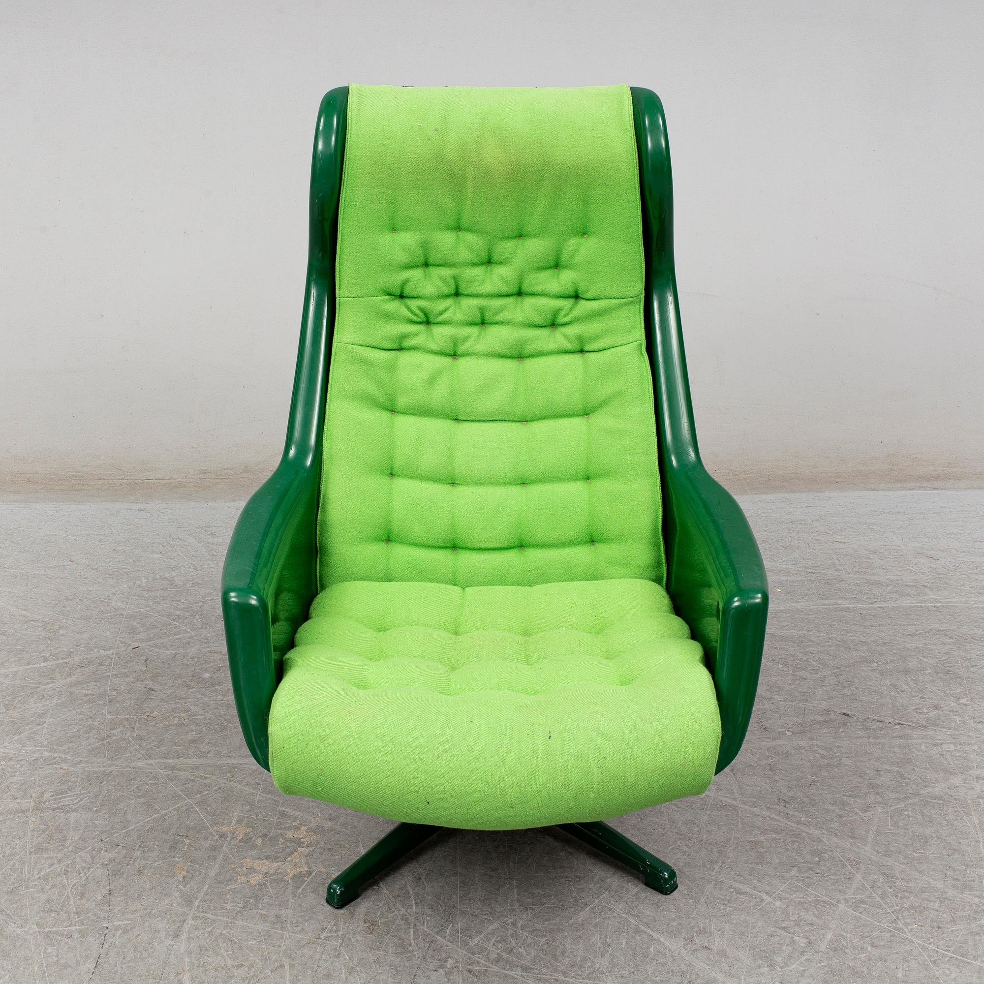 A 'Galaxy' easy chair by Alf Svensson & Yngvar Sandström, Dux, 1970's.