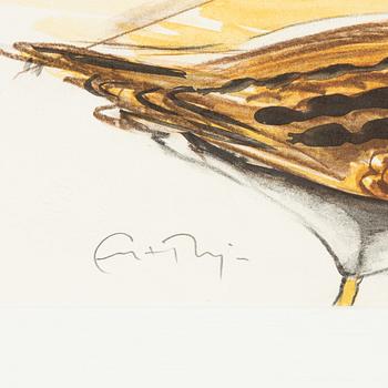 Ernst Billgren, lithograph in colours, signed 403/450.