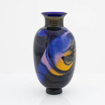 Eva Englund, a unique 'graal' glass vase, Muraya.