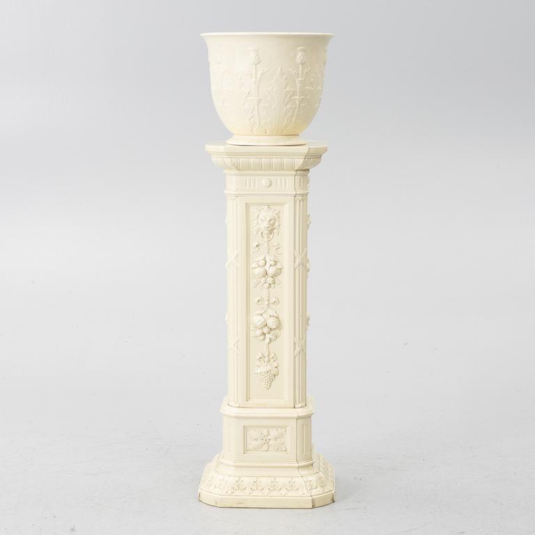 Gustavsberg, Pedestal with outer liner, 1897–98.