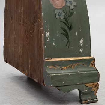 A Swedish Rococo longcase clock. The dial signed by Augustin Bourdillon, Stockholm.