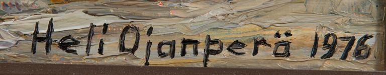 HELI OJANPERÄ, öljy kankaalle, signeerattu ja päivätty 1976.