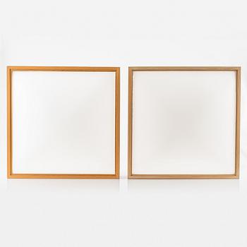 Uno & Östen Christiansson, a pair of wall lamps/ceiling lamps, Luxus, 1960's.