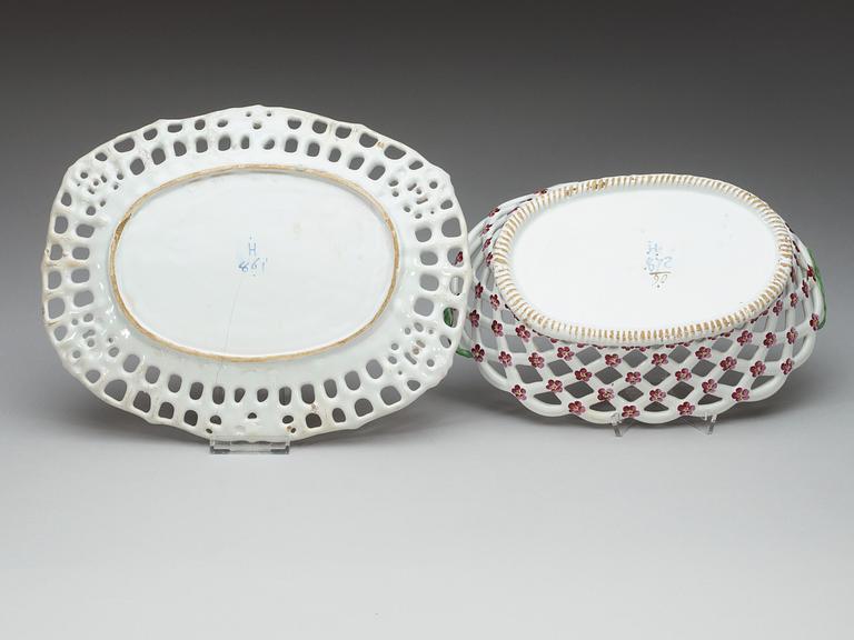 KORG med FAT, fajans. Strassbourg, 1700-tal.