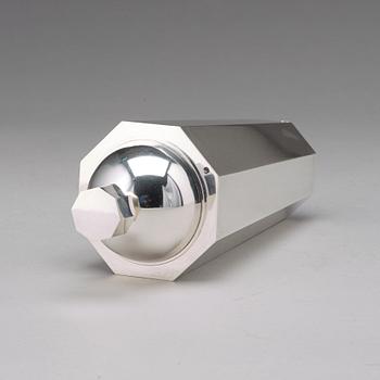 Wiwen Nilsson, cocktailshaker, Lund, 1960, sterling.