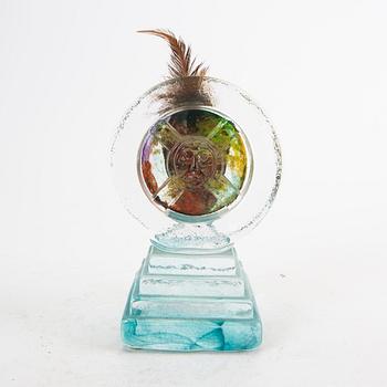 Kjell Engman, a signed unique glass sculpture.