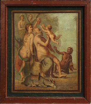 OKÄND KONSTNÄR, olja på duk, 1800-tal.