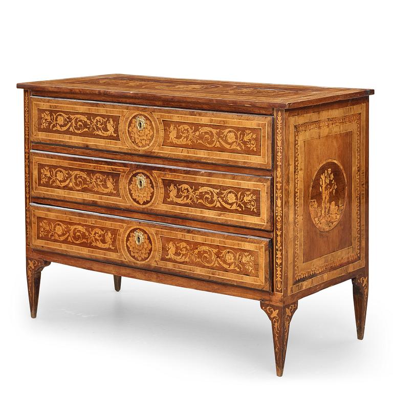 A Italian late 18th century commode.