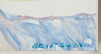 Bengt Olson, oil on canvas, signed Bengt Olson. Dated Paris 1984 verso.