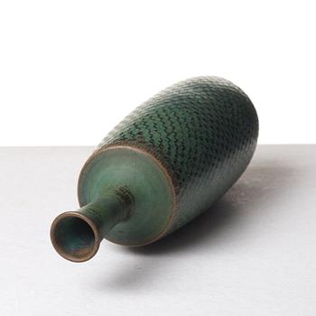 Stig Lindberg, a stoneware vase, Gustavsberg studio, Sweden 1965.