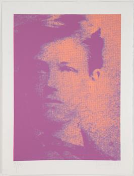 Ulf Lundell · ULF LUNDELL, litografi, signerad o numrerad 3/13.