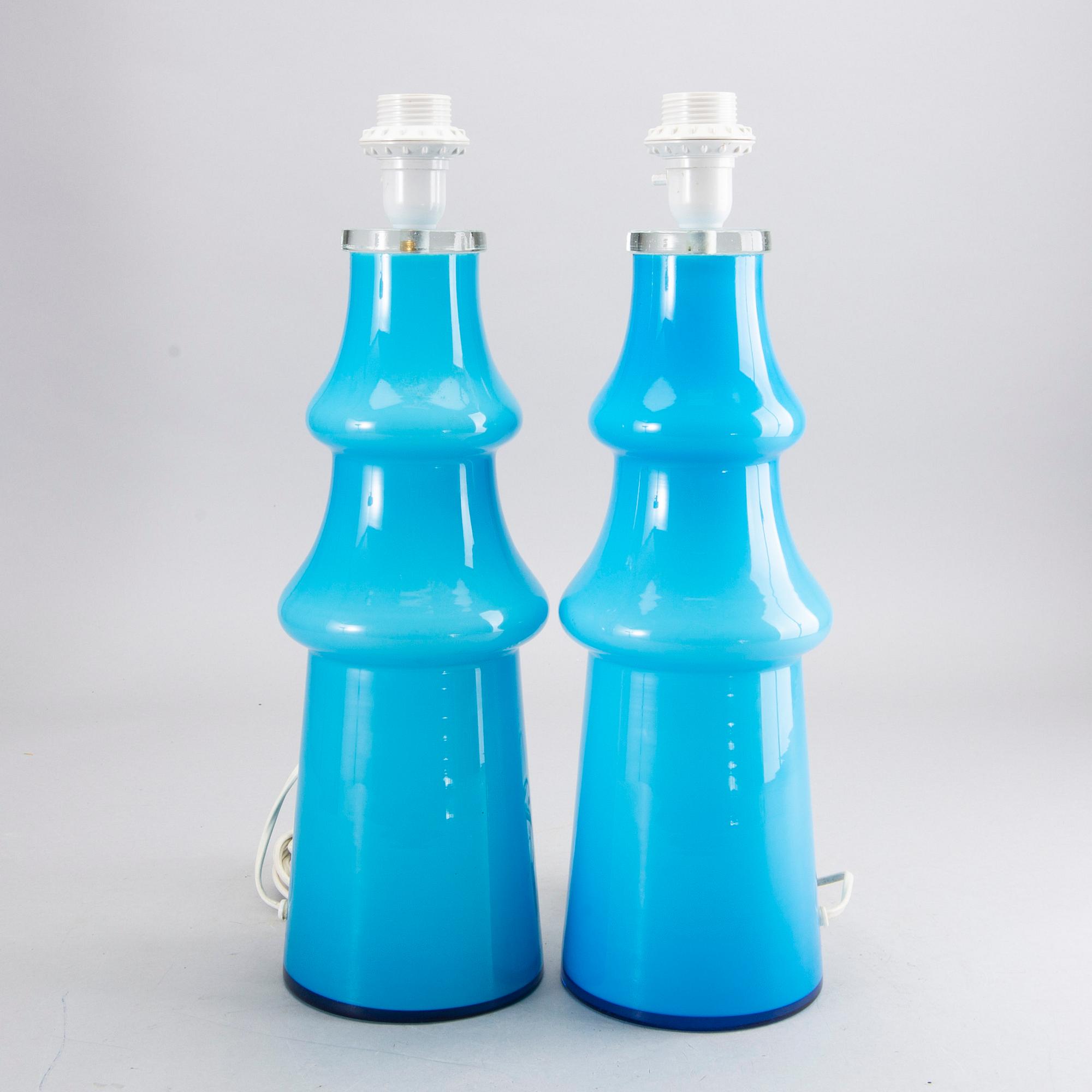 BORDSLAMPOR, 1 par, 1970-tal.